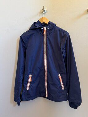 Boden Girls Hooded Rain Jacket, Size 13–14 Years